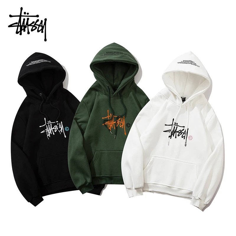 Stussy Embroidered Hoodie Multicolor
