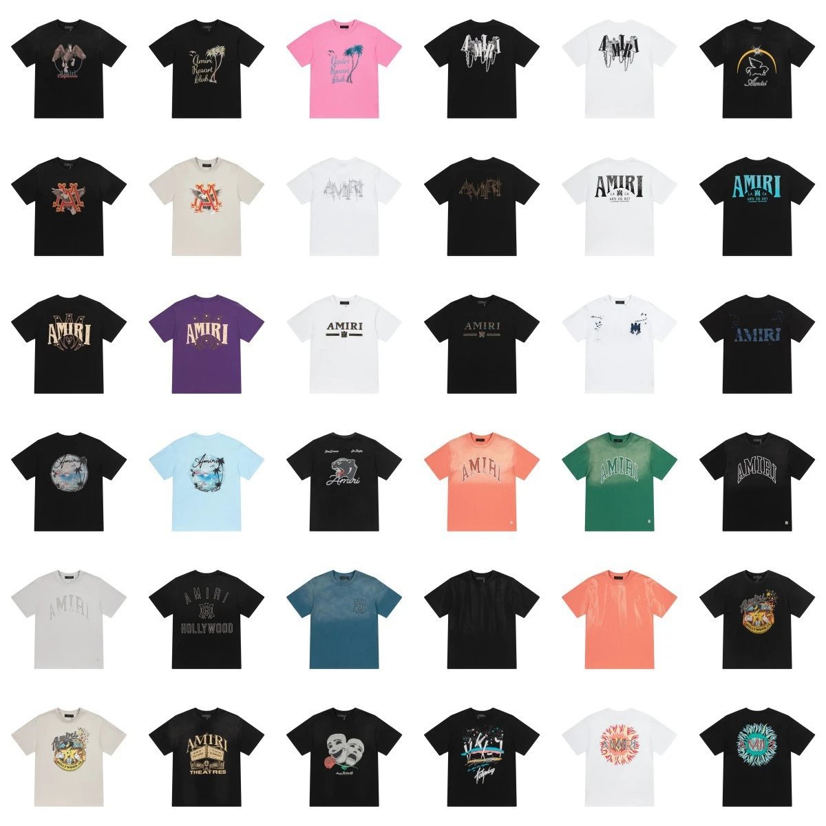 Amiri Graphic Tee Multicolor - High Quality Product Image - Cnfans