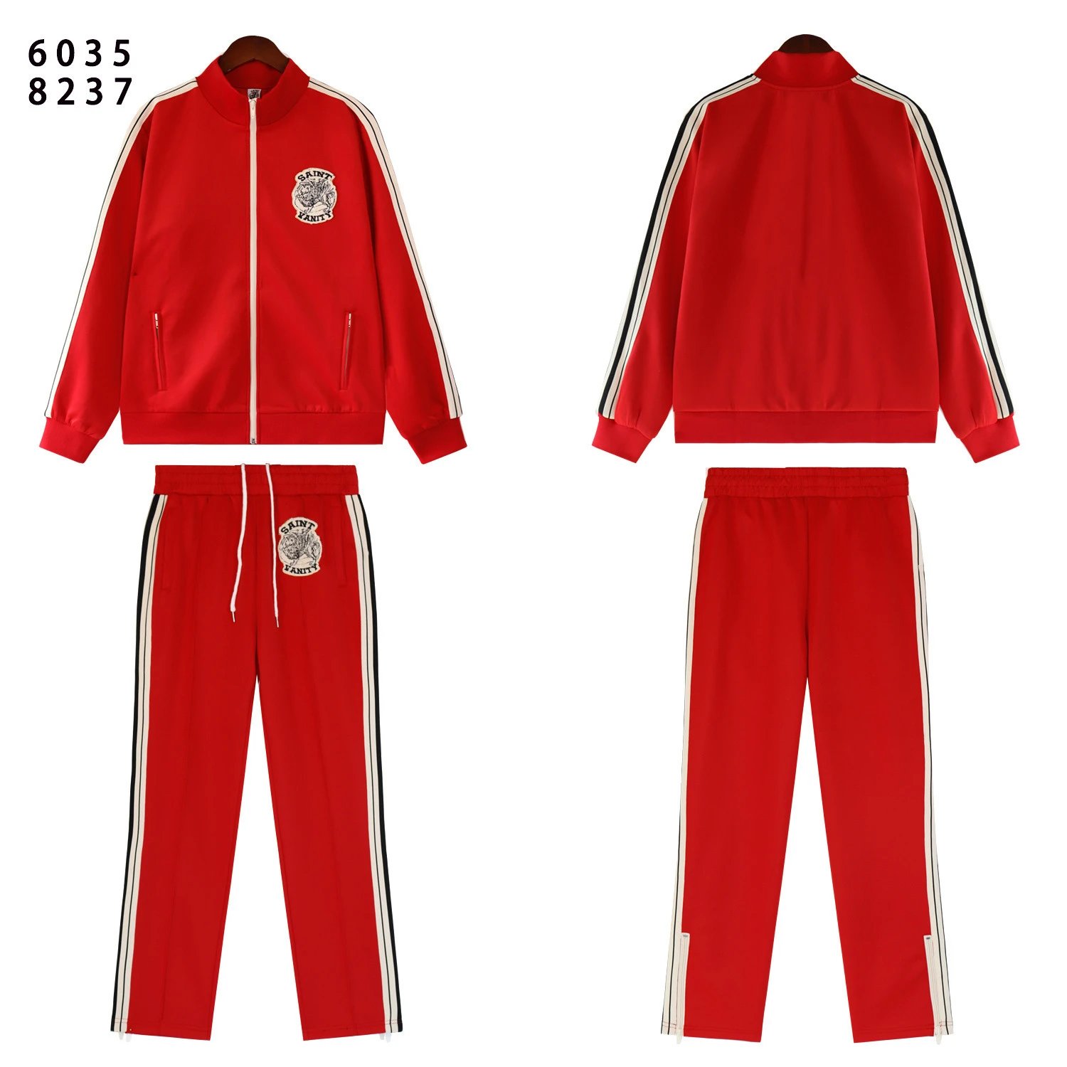 Saint Terry Embroidery Jacket Set Multicolor - Gallery Image 4 - Detailed View