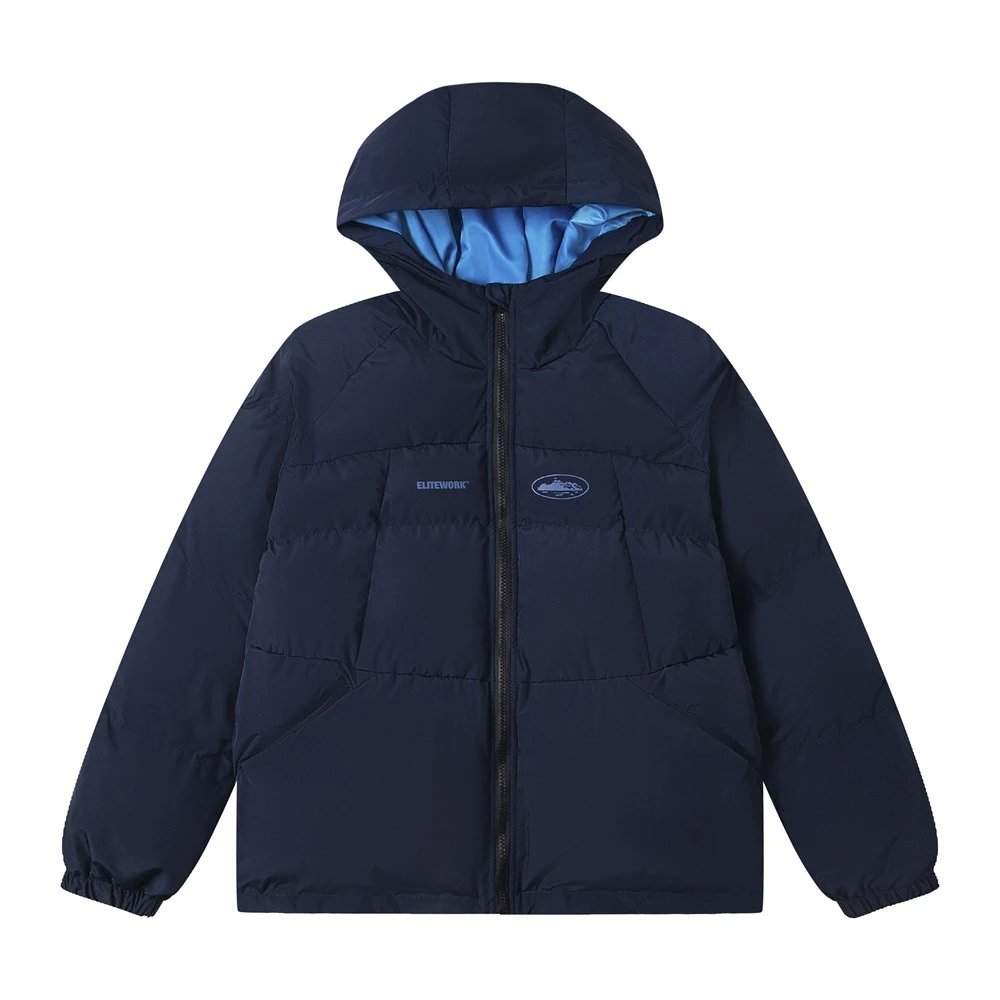 Devil Island Letter Logo Hooded Jacket - Gallery Image 2 - Detailed View