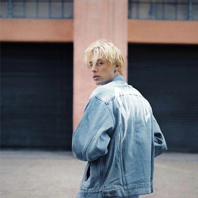 Streetwear Denim Workwear Jacket Charcoal - Gallery Image 5 - Detailed View