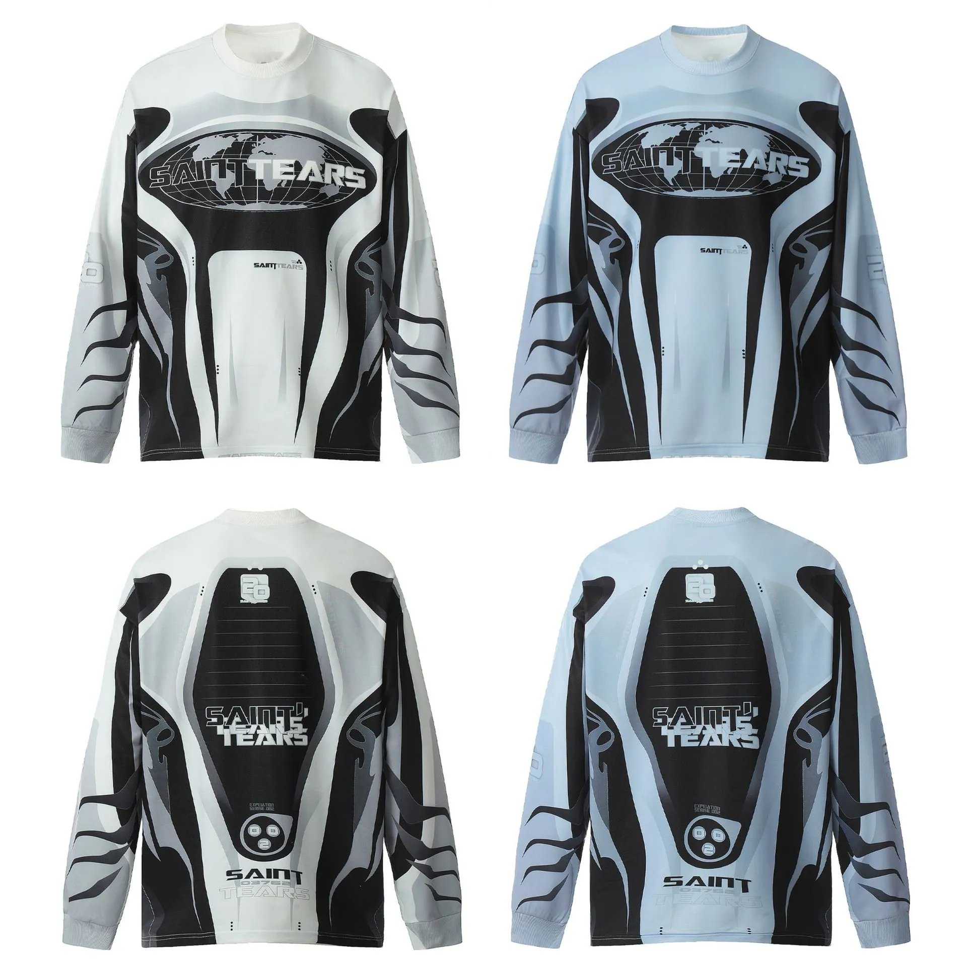 Saint Tear Vintage Graffiti Longsleeve Tee - Gallery Image 4 - Detailed View