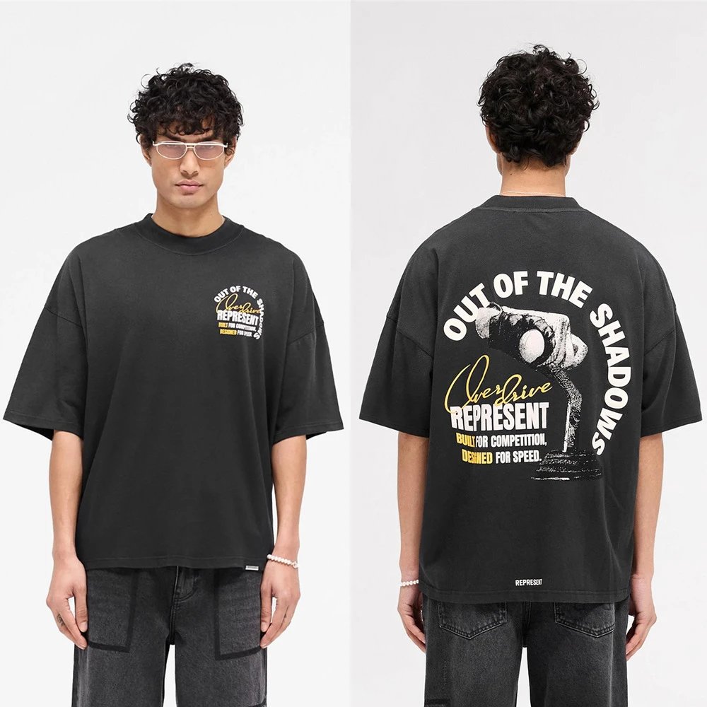 REPRESENT Speed Print Tee Multicolor - Gallery Image 2 - Detailed View