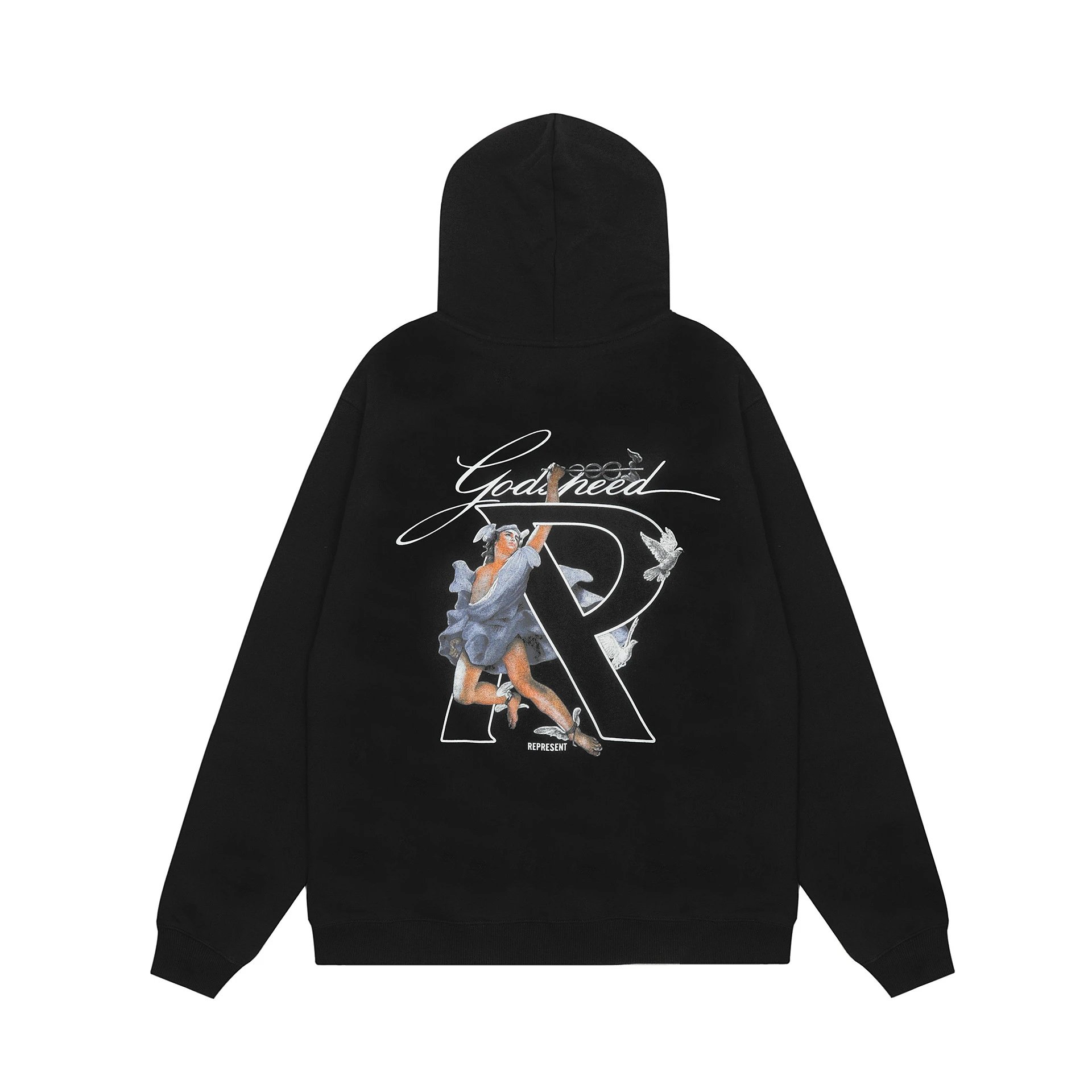 Represent Oversized Hoodie Multicolor - Gallery Image 5 - Detailed View
