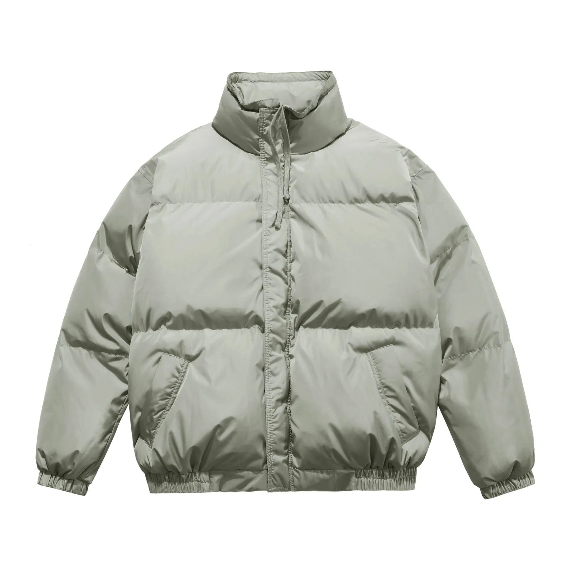Winter High Street Puffer Jacket Warm Unisex Dove Grey - Related Product - Cnfans