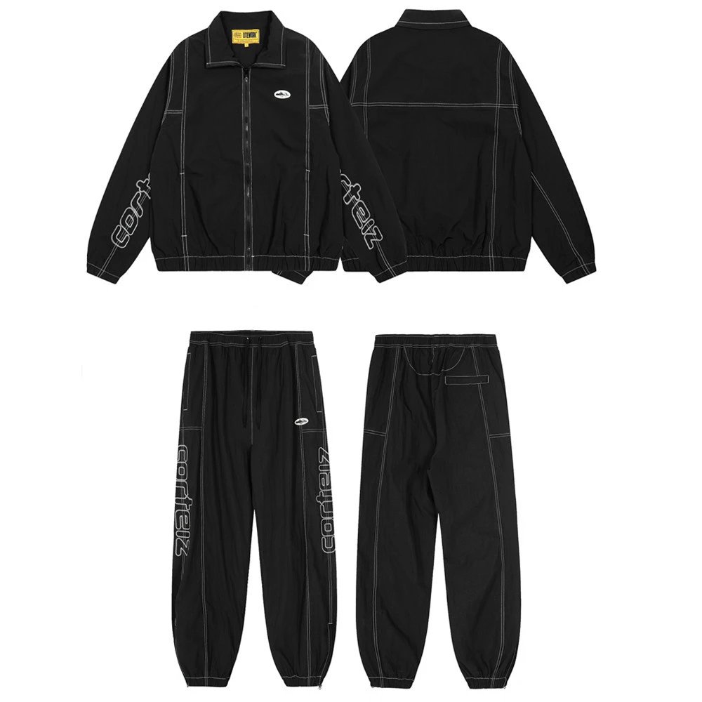 Corteiz Street Style Black Jacket - High Quality Product Image - Cnfans