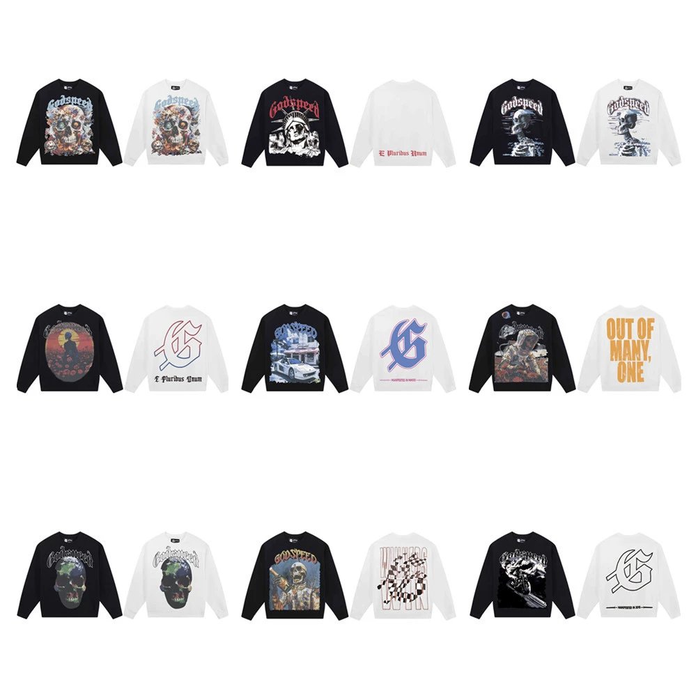 Godspeed Geometric Skull Sweatshirt Multicolor - Gallery Image 5 - Detailed View