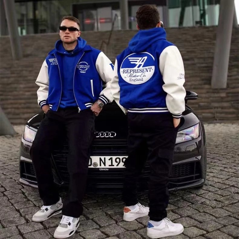 Represent Varsity Jacket Multicolor - Gallery Image 2 - Detailed View