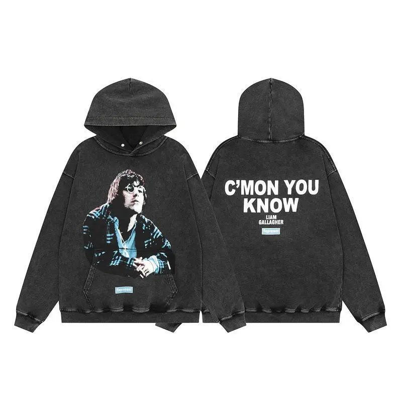 Represent Washed Hoodie Multicolor - Gallery Image 3 - Detailed View