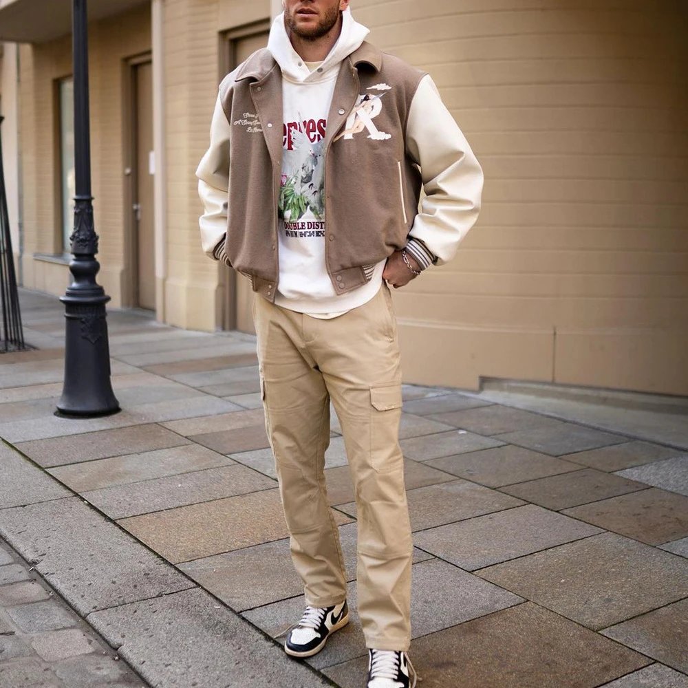 Represent Angel Varsity Jacket MultiColor - Gallery Image 3 - Detailed View