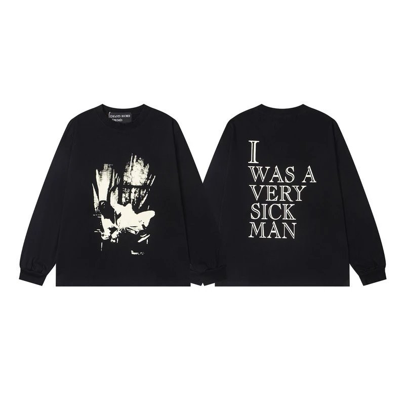 ERD Graphic Washed Long Sleeve Tee Multi - Gallery Image 4 - Detailed View