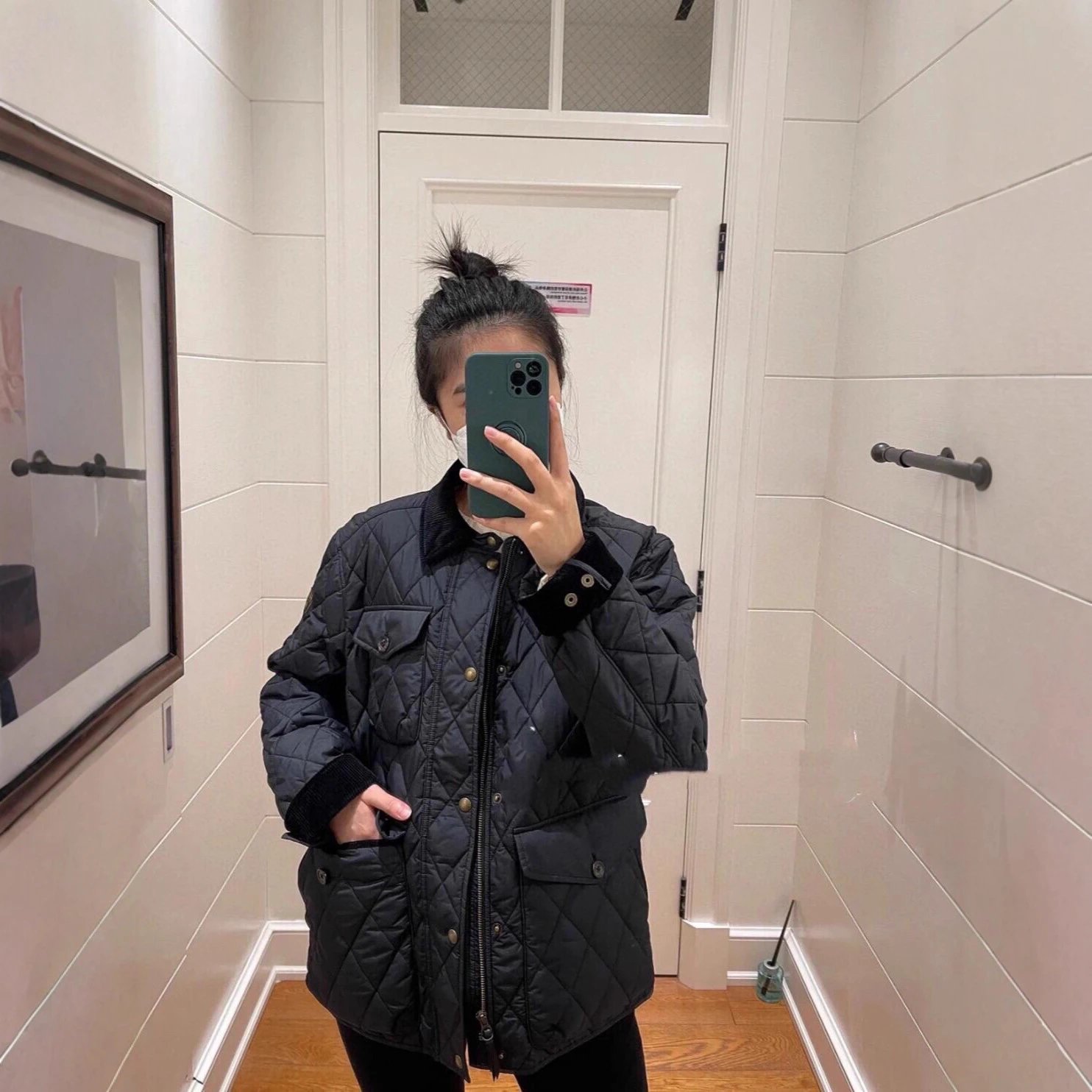 Ralph Lauren Quilted Jacket Multicolor - Gallery Image 5 - Detailed View