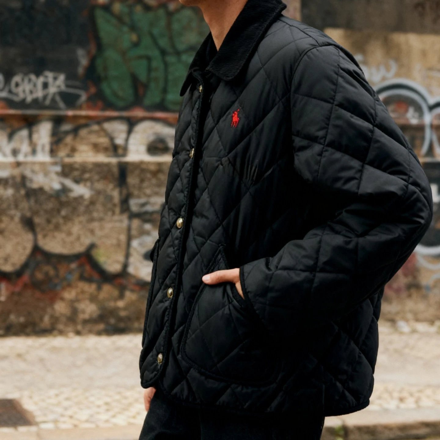 Ralph Lauren Quilted Jacket Multicolor - Gallery Image 2 - Detailed View