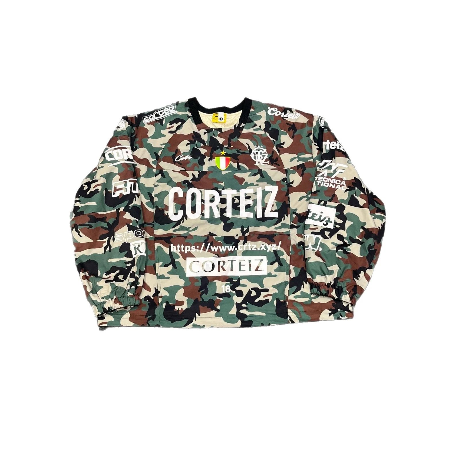 Corteiz Camo Print Long Sleeve T-Shirts - Gallery Image 5 - Detailed View