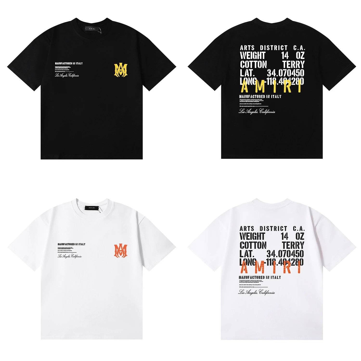 Amiri Paint Camo Tee Multicolor - Gallery Image 3 - Detailed View