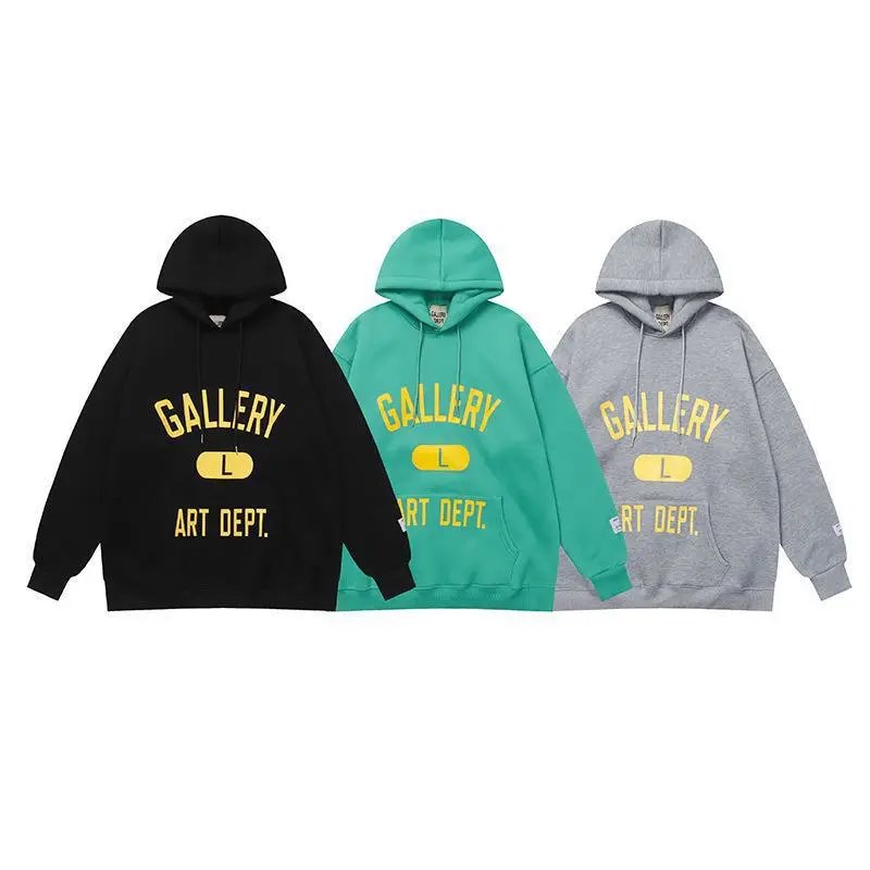 Fleece Graphic Hoodie Sage - Gallery Image 1 - Detailed View