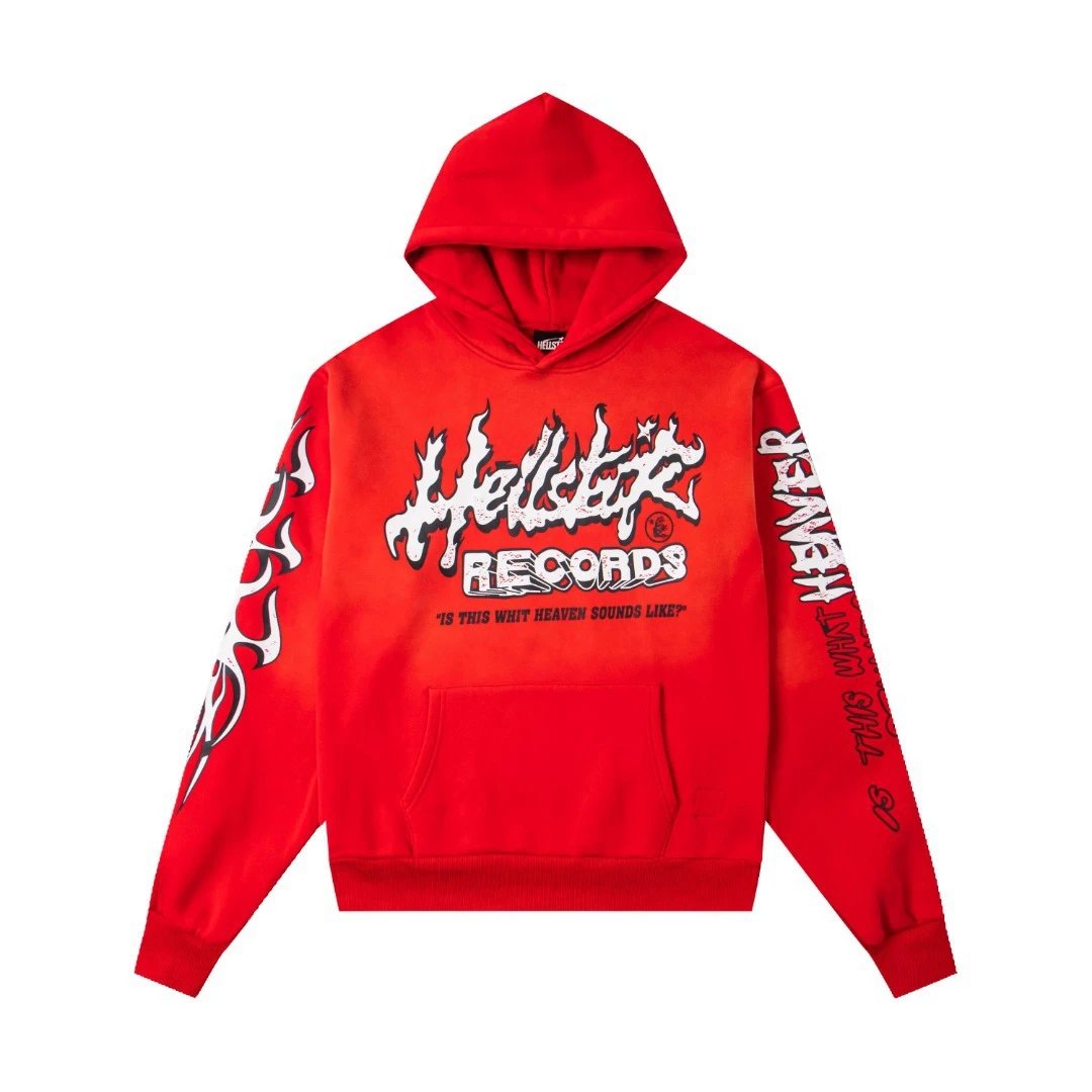 Street Style Fleece Hoodie Crimson - Related Product - Cnfans