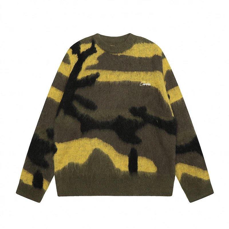 Evil Island Mohair Camouflage Sweater Multicolor - Gallery Image 5 - Detailed View