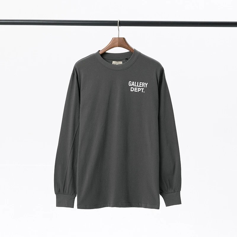 Unisex Crewneck Tee Slate - Gallery Image 4 - Detailed View