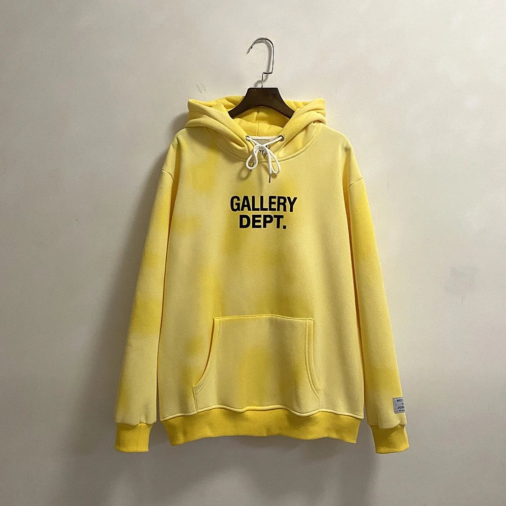 Tie-Dye Street Hoodie Lemon - Gallery Image 3 - Detailed View