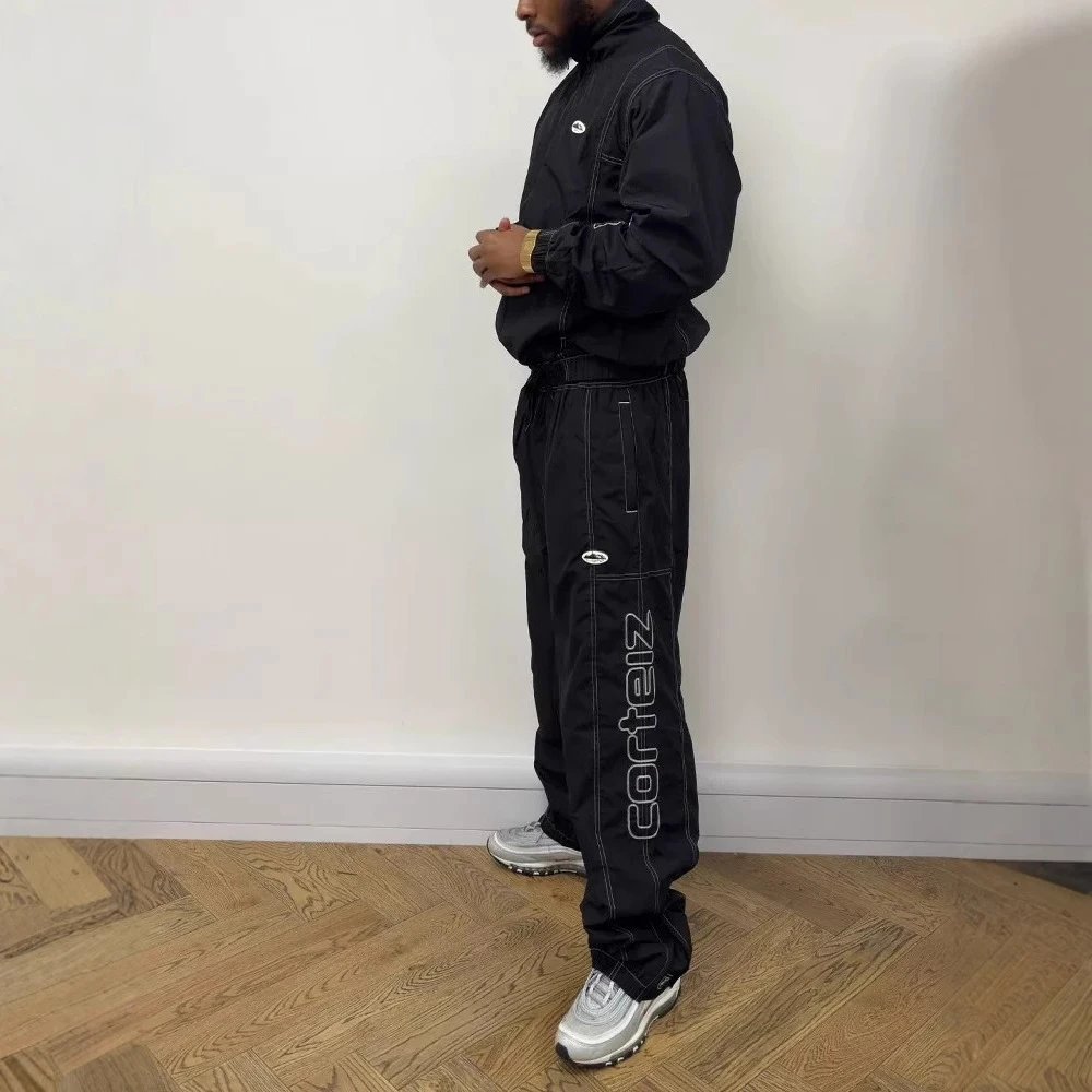 Corteiz Street Style Black Jacket - Gallery Image 3 - Detailed View