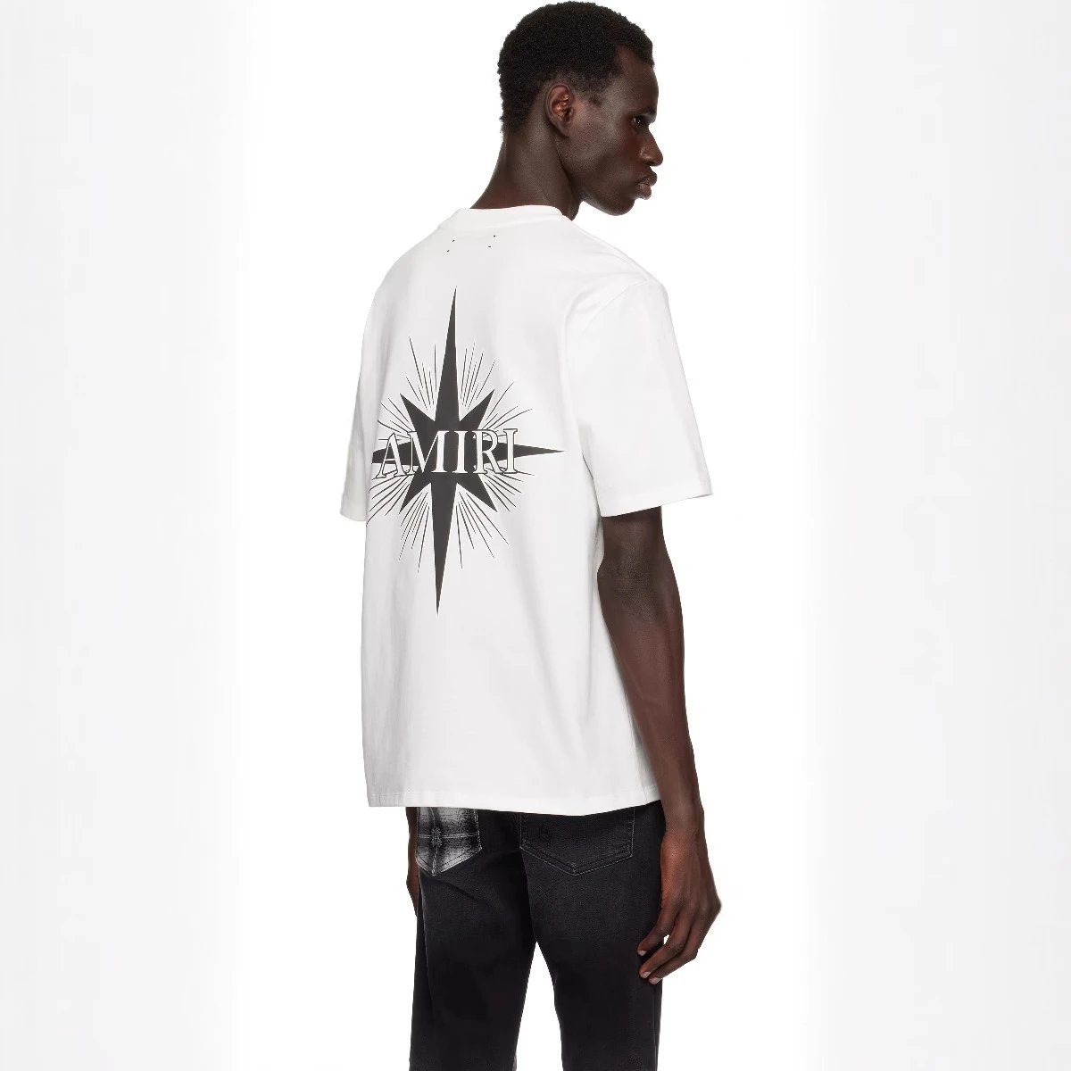 Amiri Letter Print T-Shirt Multicolor - Gallery Image 4 - Detailed View