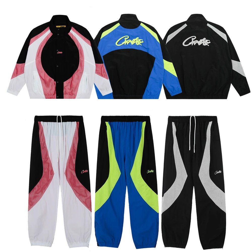 Mesh Colorblock Track Suit Multicolor - High Quality Product Image - Cnfans