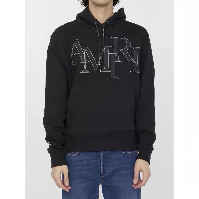 Amiri Embroidered Hoodie Multiple Colors - Gallery Image 2 - Detailed View