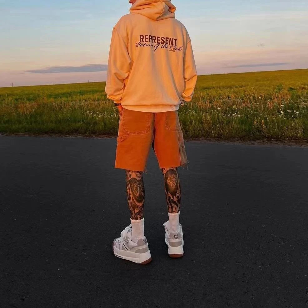 REPRESENT Casual Hoodie MultiColor - Gallery Image 3 - Detailed View