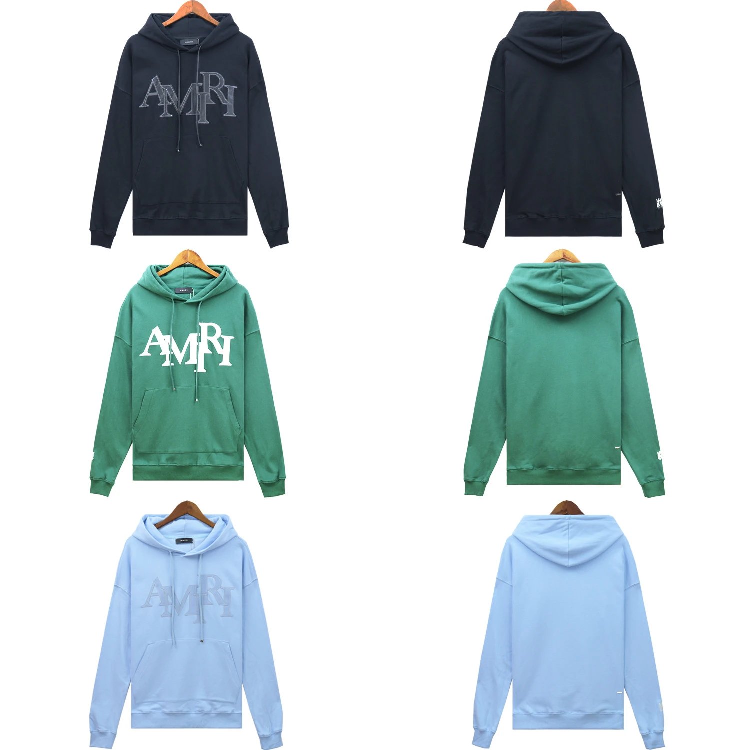 Amiri Embroidered Hoodie Multiple Colors - High Quality Product Image - Cnfans