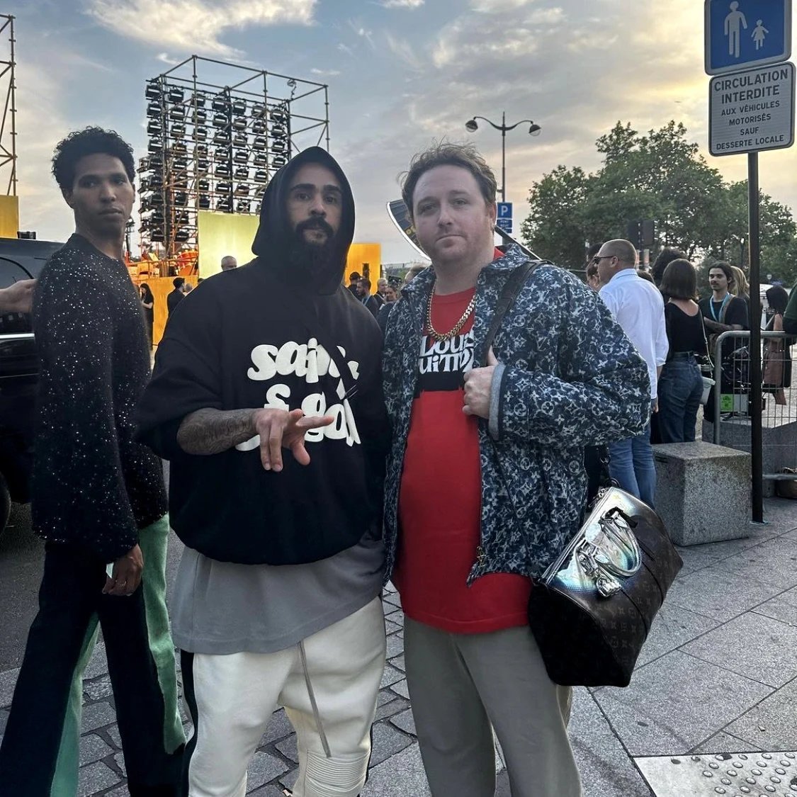 CPFM x FOG Hoodie Black - Gallery Image 3 - Detailed View