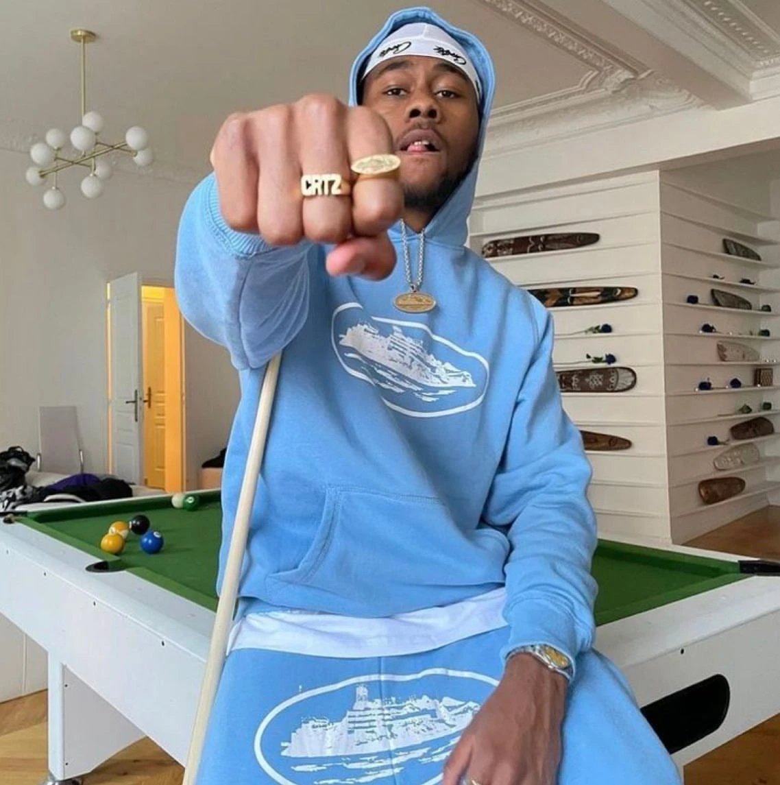 Devil Island Hoodie Sweatpant Set Multicolor - Gallery Image 3 - Detailed View