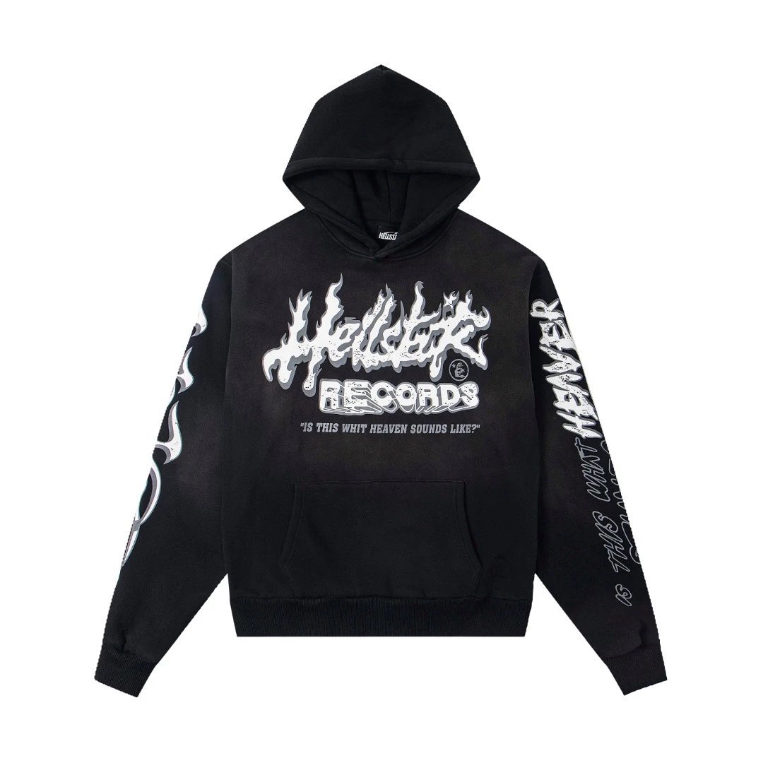 High Street Graphic Hoodie Onyx Black - Related Product - Cnfans