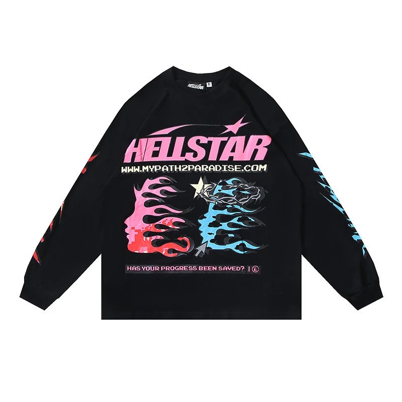 High-Street Graphic Tee Onyx - Hellstar - Cnfans - $26.13