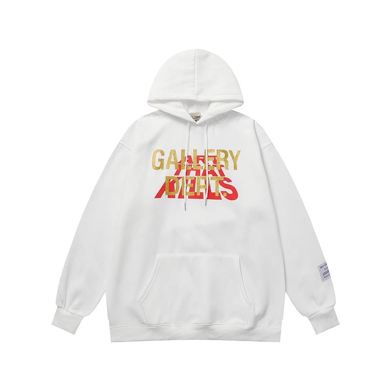 Streetwear Fleece Hoodie Unisex Ivory White - Related Product - Cnfans