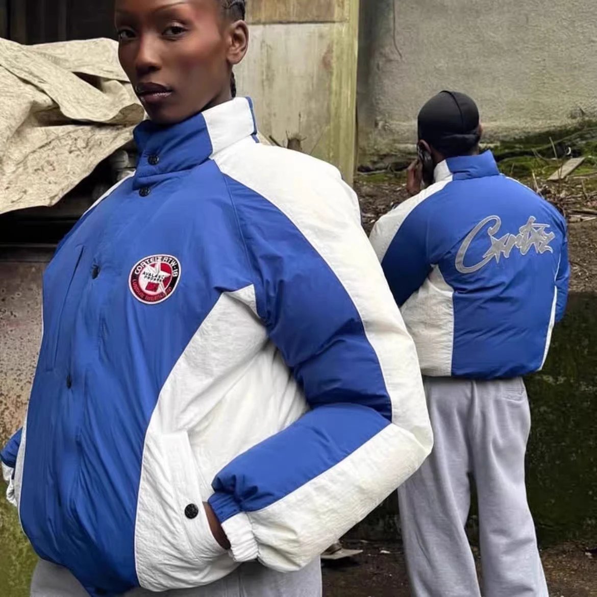 Corteiz Colorblock Puffer Jacket - Gallery Image 2 - Detailed View