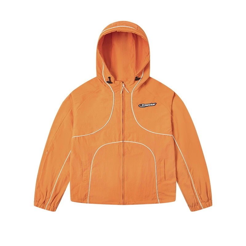 Trapstar Silicone Letter Hooded Jacket - Gallery Image 2 - Detailed View