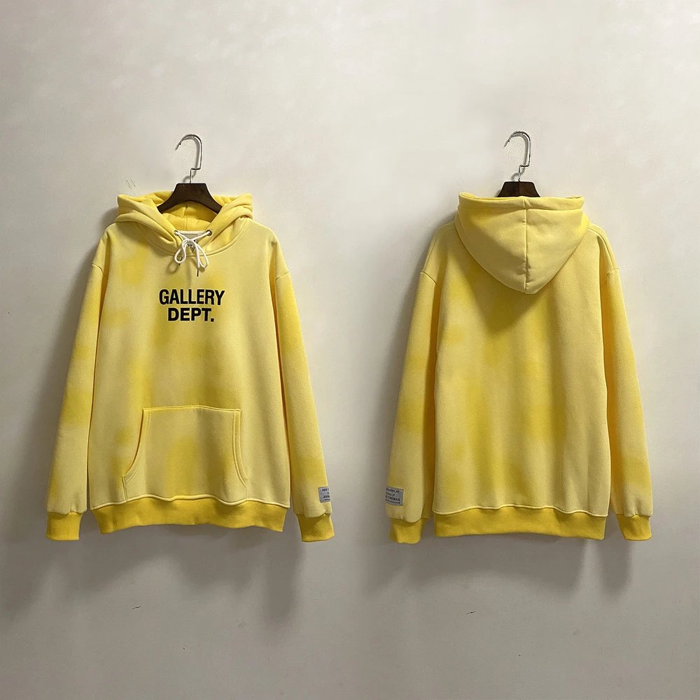 Tie-Dye Street Hoodie Lemon - Gallery Image 1 - Detailed View