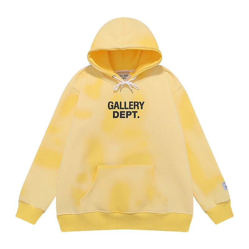 Tie-Dye Street Hoodie Lemon - Gallery Image 5 - Detailed View