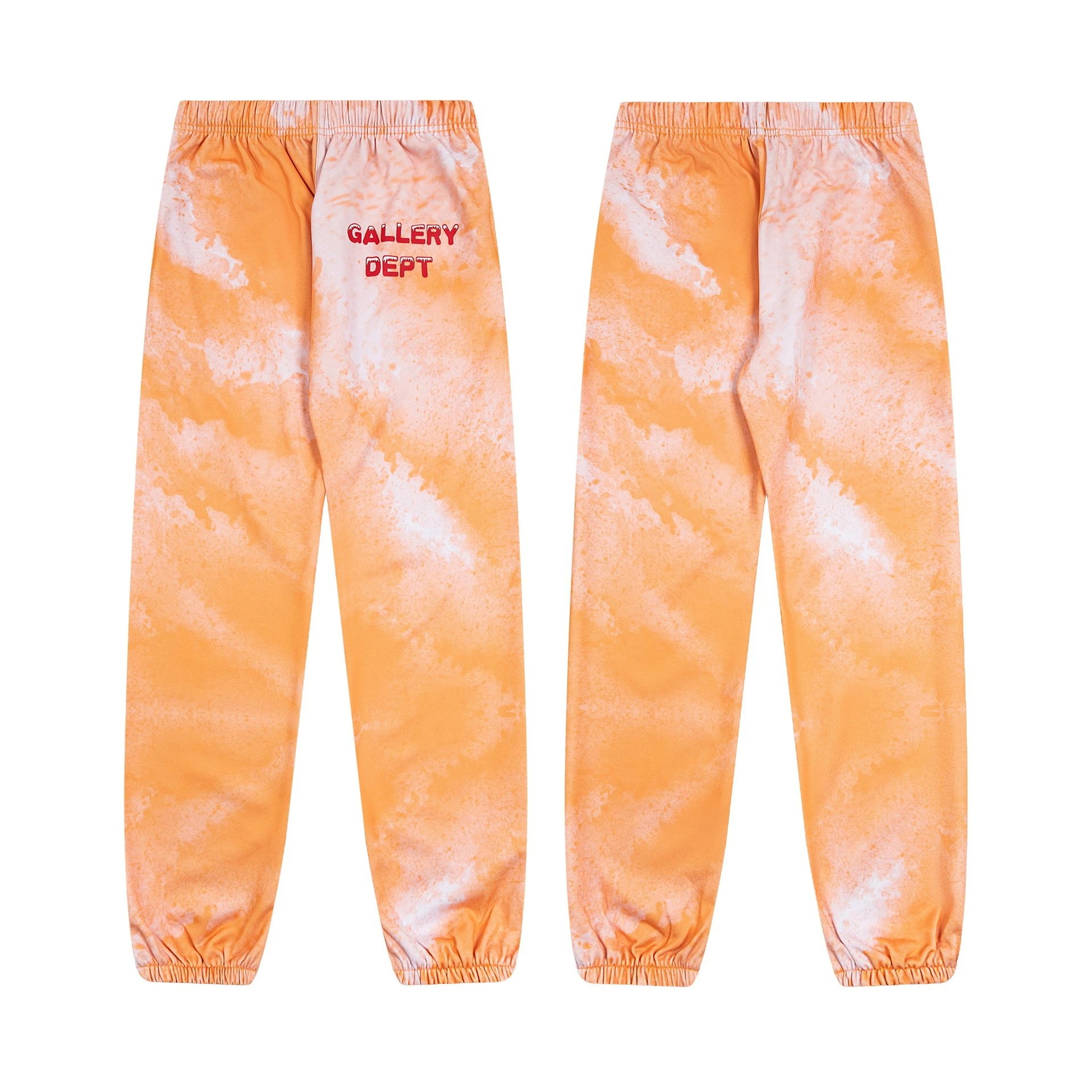 Tie-Dye Hoodie & Pants Set Tangerine - Gallery Dept - Cnfans - $30.32