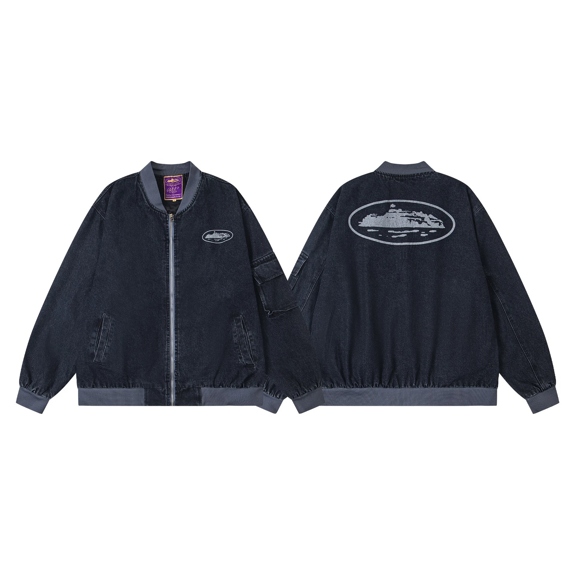 Dark Denim Jacket Set ADWYSD - Gallery Image 4 - Detailed View