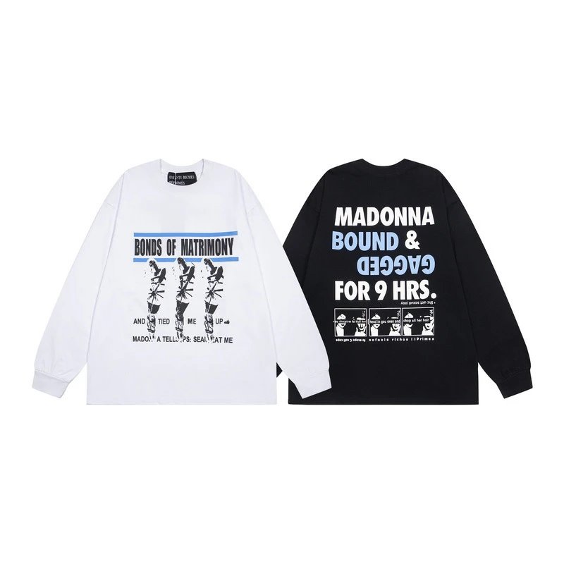 ERD Graphic Washed Long Sleeve Tee Multicolor - Gallery Image 4 - Detailed View