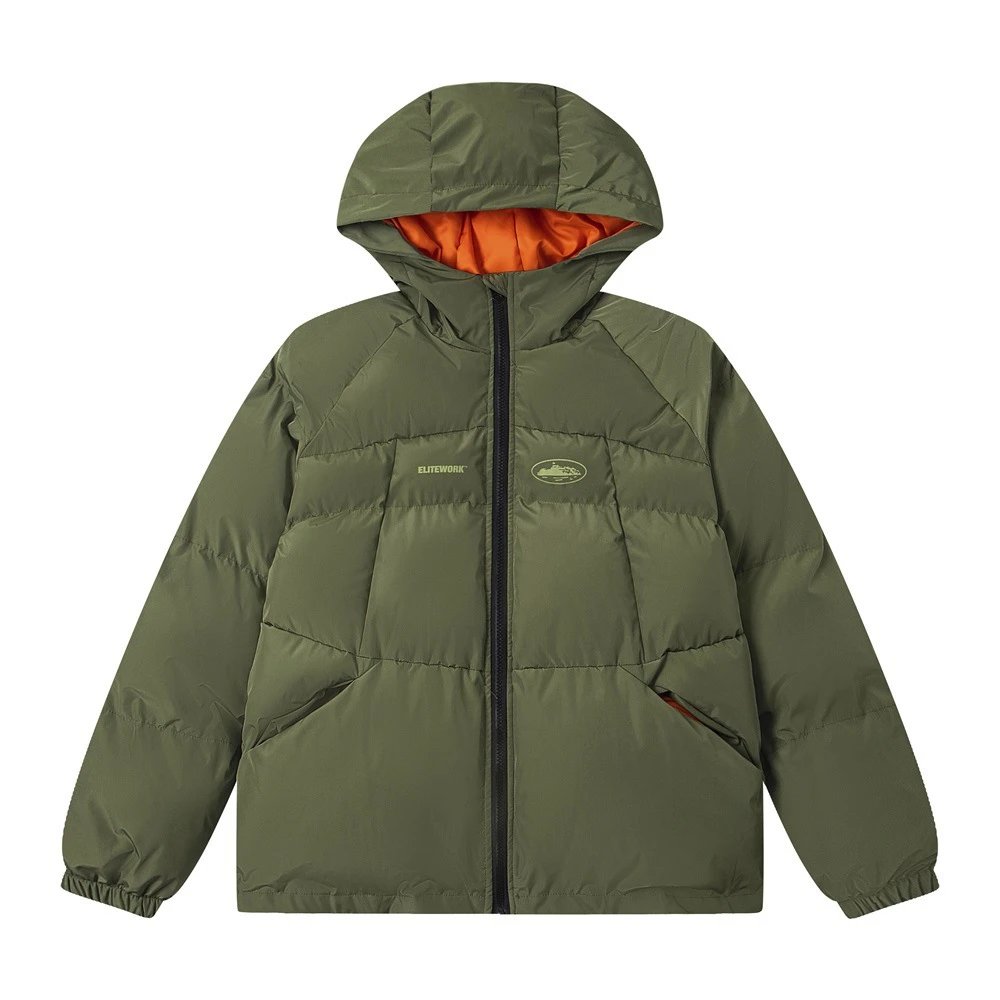 Devil Island Letter Logo Hooded Jacket - Gallery Image 4 - Detailed View