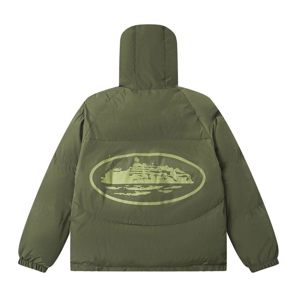 Devil Island Letter Logo Hooded Jacket - Gallery Image 5 - Detailed View