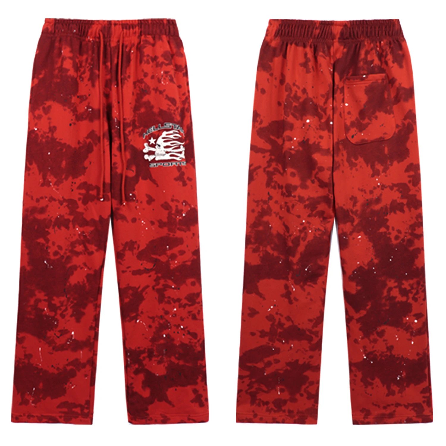 Street Style Camo Set in Crimson - Related Product - Cnfans