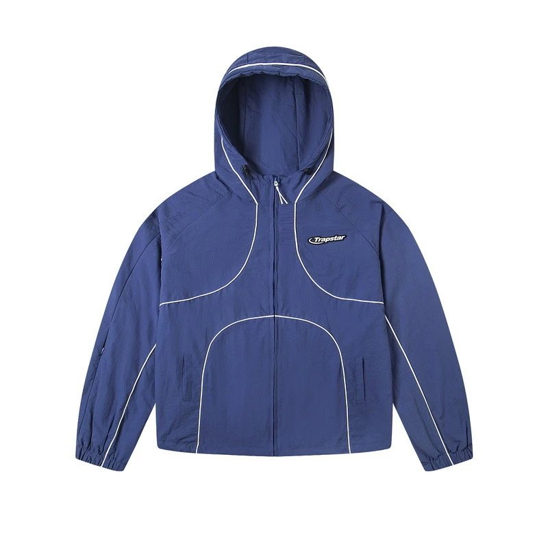 Trapstar Silicone Letter Hooded Jacket - Gallery Image 5 - Detailed View