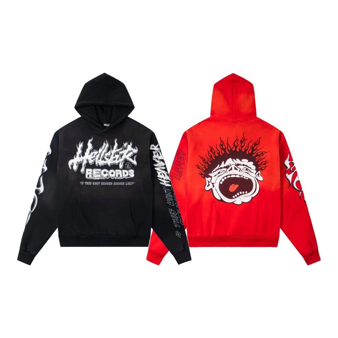 High Street Fleece Hoodie Ash - Gallery Image 4 - Detailed View