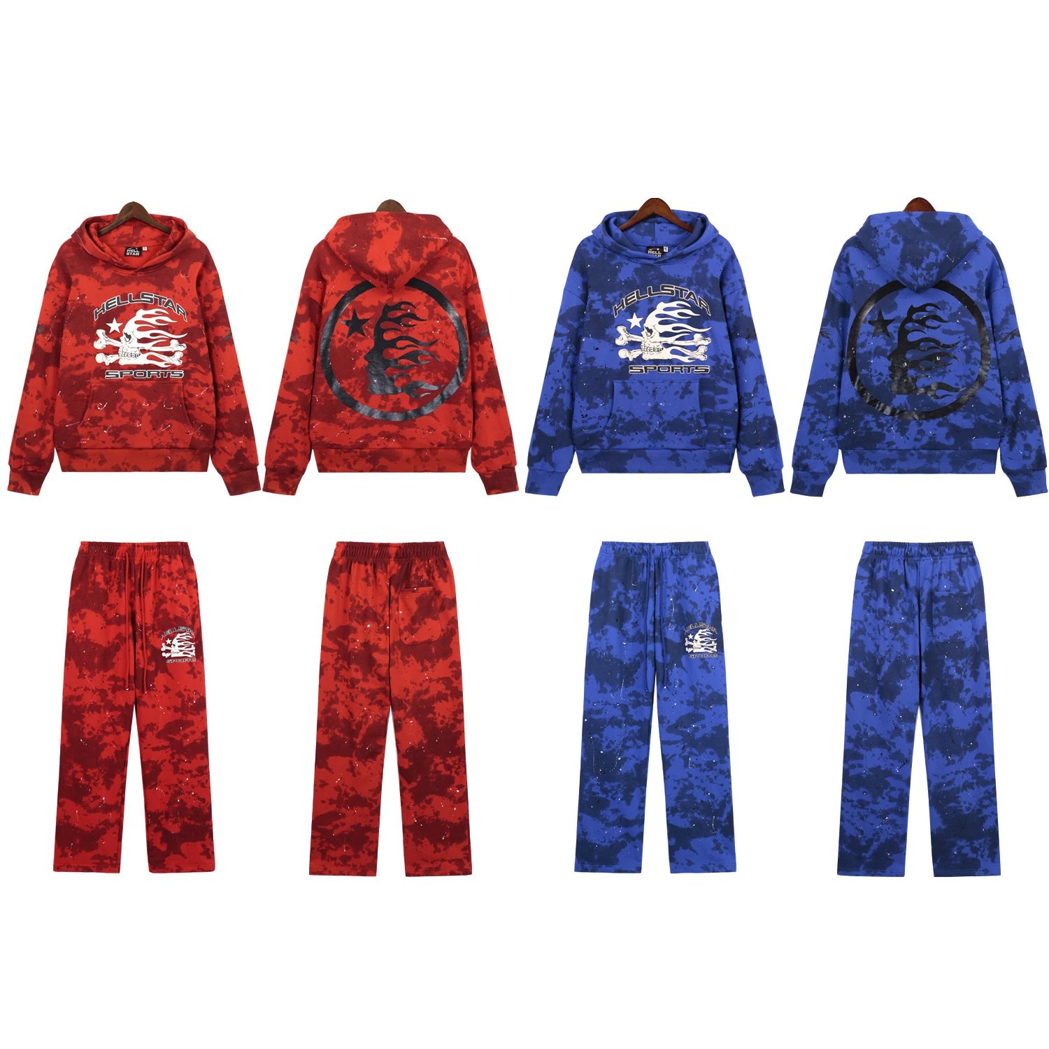 Street Style Camo Set in Crimson - Gallery Image 1 - Detailed View