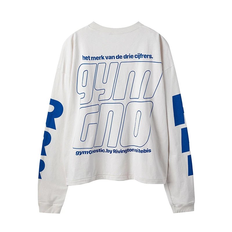 Street Style Graffiti Tee in Off-White - Gallery Image 5 - Detailed View