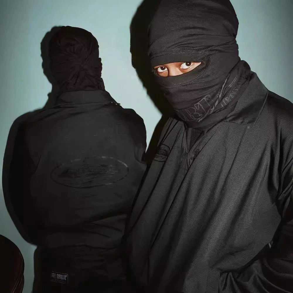 Graffiti Print Black Jacket Multi - Gallery Image 3 - Detailed View